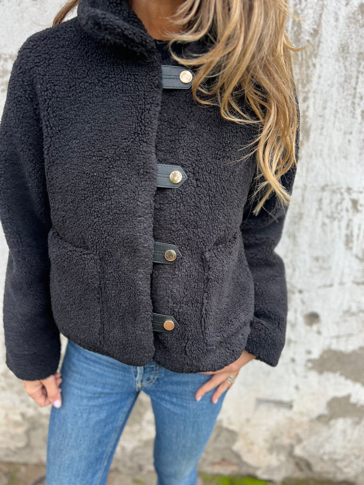 2024 Winter new lamb thick coat short jacket with pockets