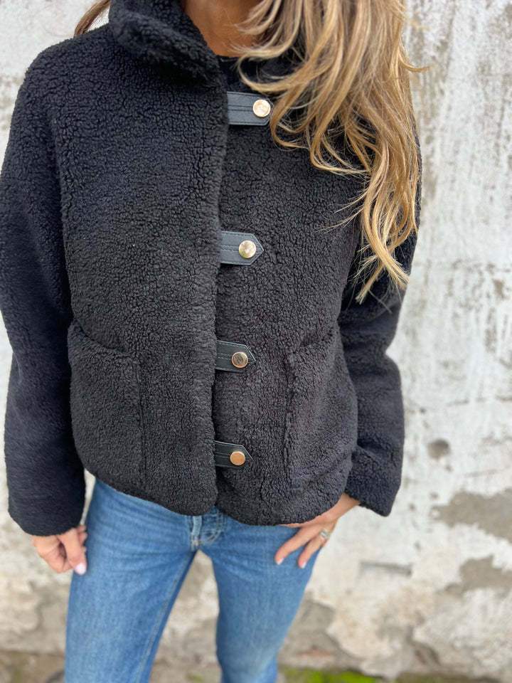 2024 Winter new lamb thick coat short jacket with pockets