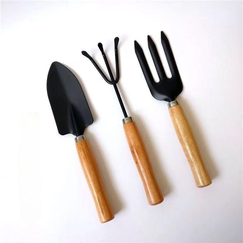 Heavy Duty 3-Piece Gardening Tool Set for Digging, Planting, Repotting Succulents