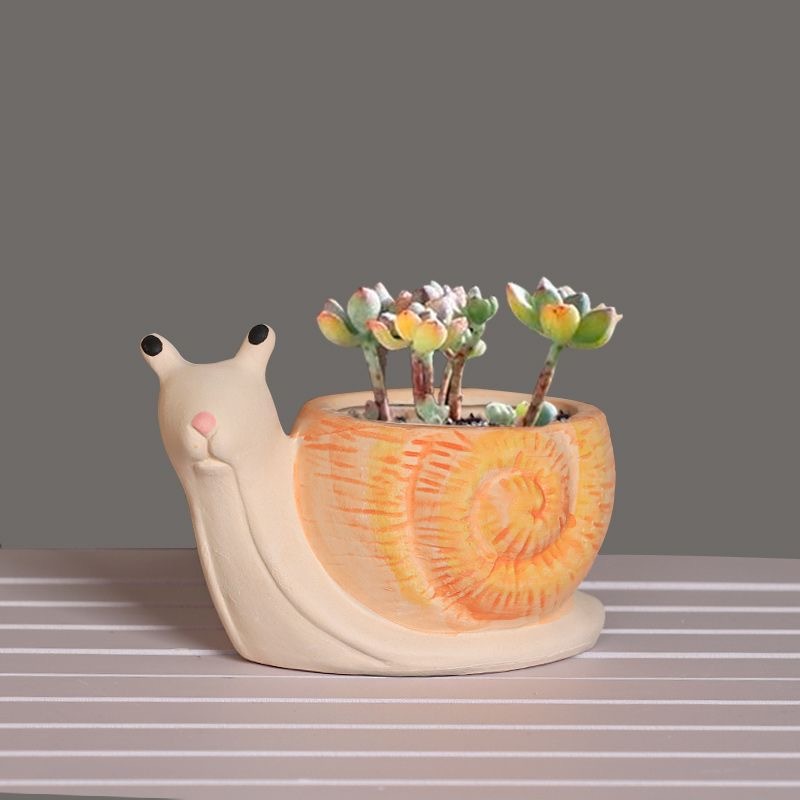 Creative Animal Planters - Lamb, Snail, and Owl Designs