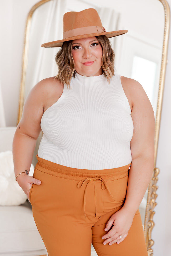 Clear My Schedule Ivory Mock Neck Sweater Tank FINAL SALE-Sunny Prom