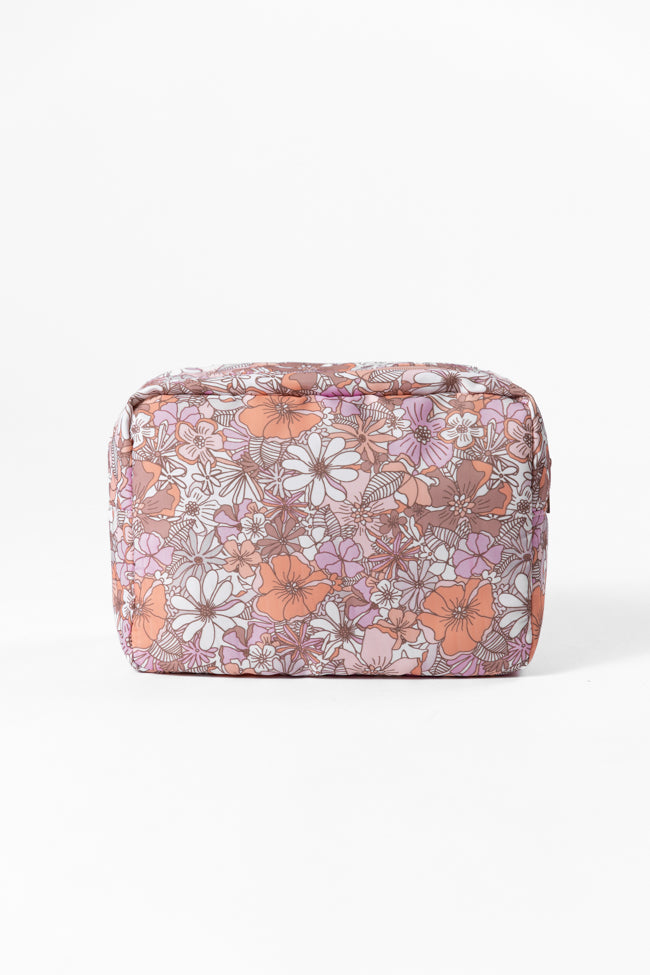 Retro Floral Travel Pouch Set FINAL SALE-Sunny Prom