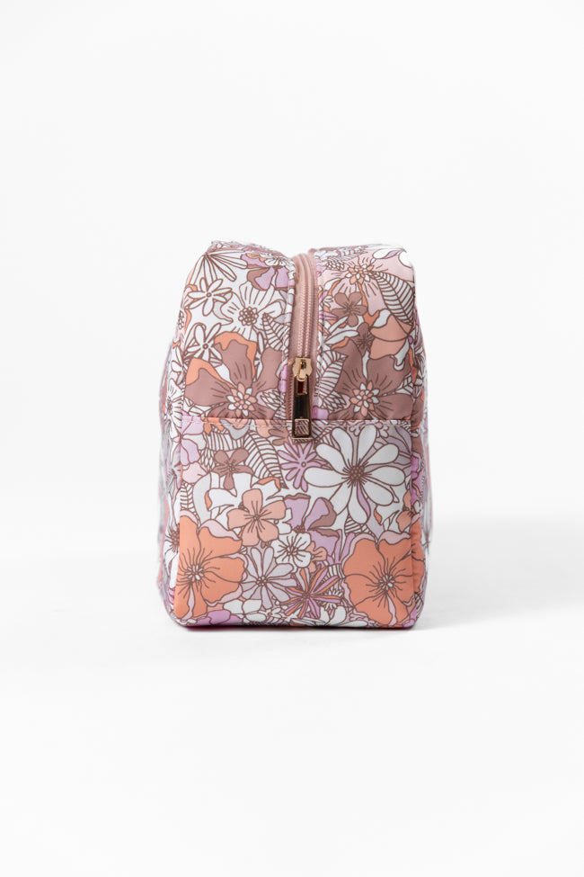 Retro Floral Travel Pouch Set FINAL SALE-Sunny Prom