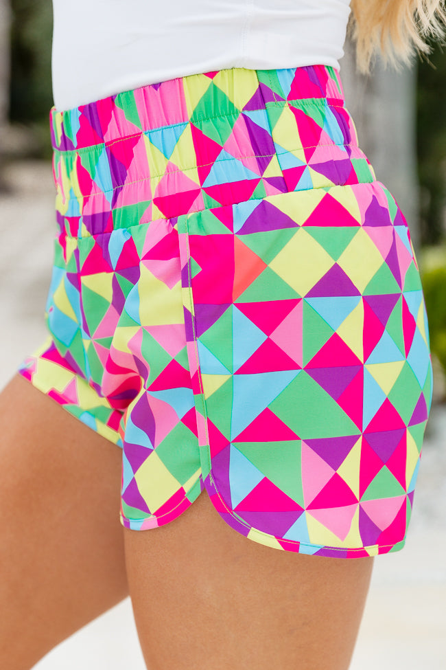 Errands To Run in Dimensional Diva High Waisted Athletic Shorts FINAL SALE-Sunny Prom