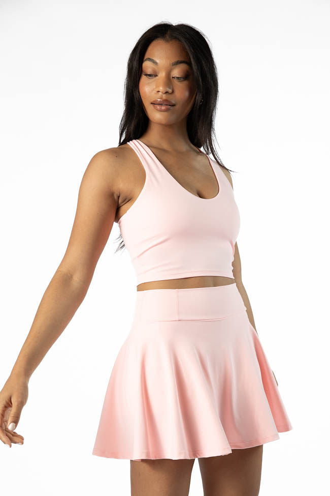 Head Start Light Pink Pleated Active Skort SALE-Sunny Prom
