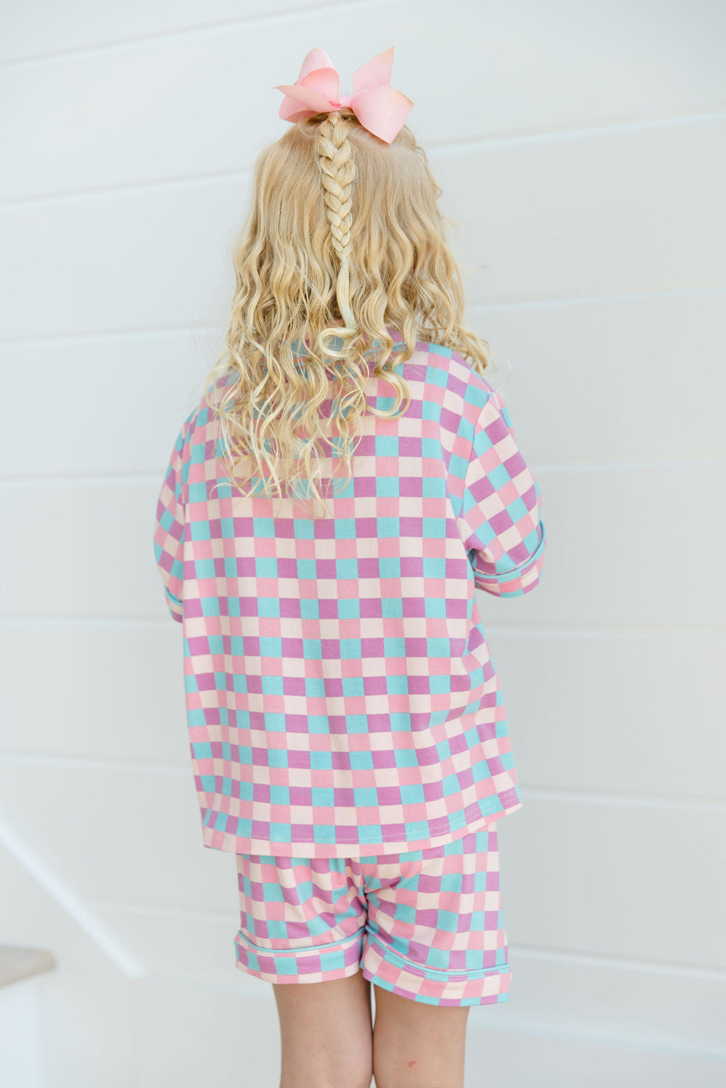 Kid's Good To Get Away  In Tori Checkered FINAL SALE-Sunny Prom