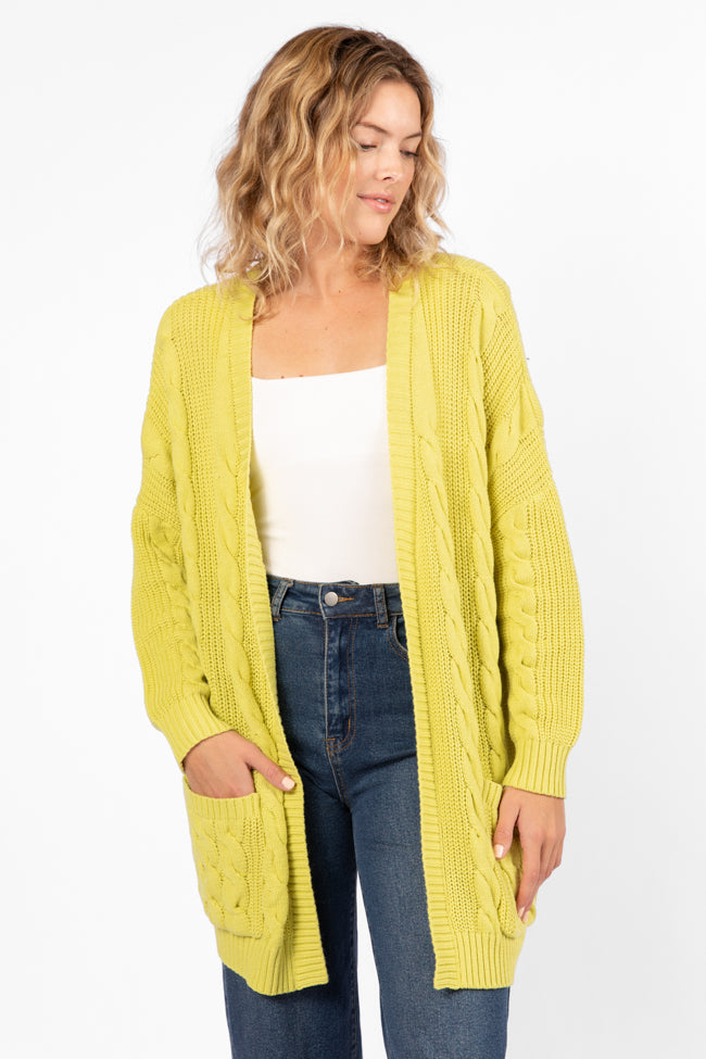 Won't Change My Heart Matcha Cardigan FINAL SALE-Sunny Prom
