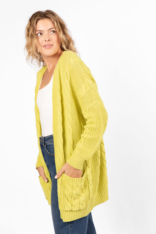 Won't Change My Heart Matcha Cardigan FINAL SALE-Sunny Prom