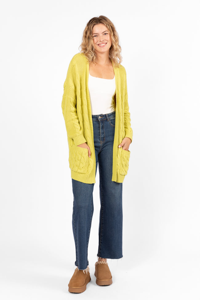 Won't Change My Heart Matcha Cardigan FINAL SALE-Sunny Prom