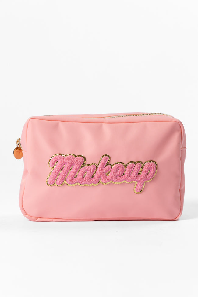 Pink "Makeup" Travel Pouch FINAL SALE-Sunny Prom