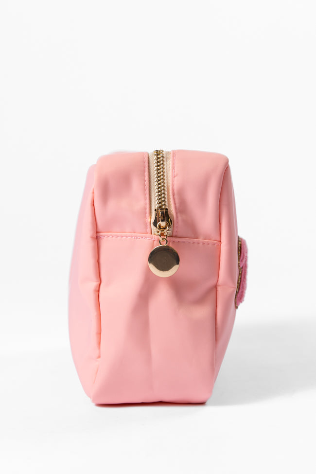 Pink "Makeup" Travel Pouch FINAL SALE-Sunny Prom