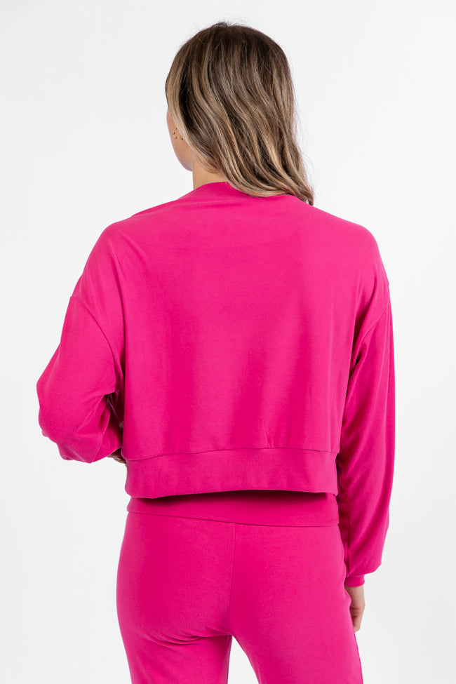 In A Dream Pink Super Soft Pullover FINAL SALE-Sunny Prom