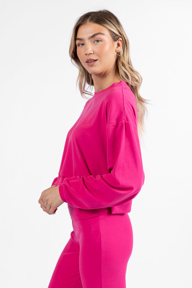 In A Dream Pink Super Soft Pullover FINAL SALE-Sunny Prom