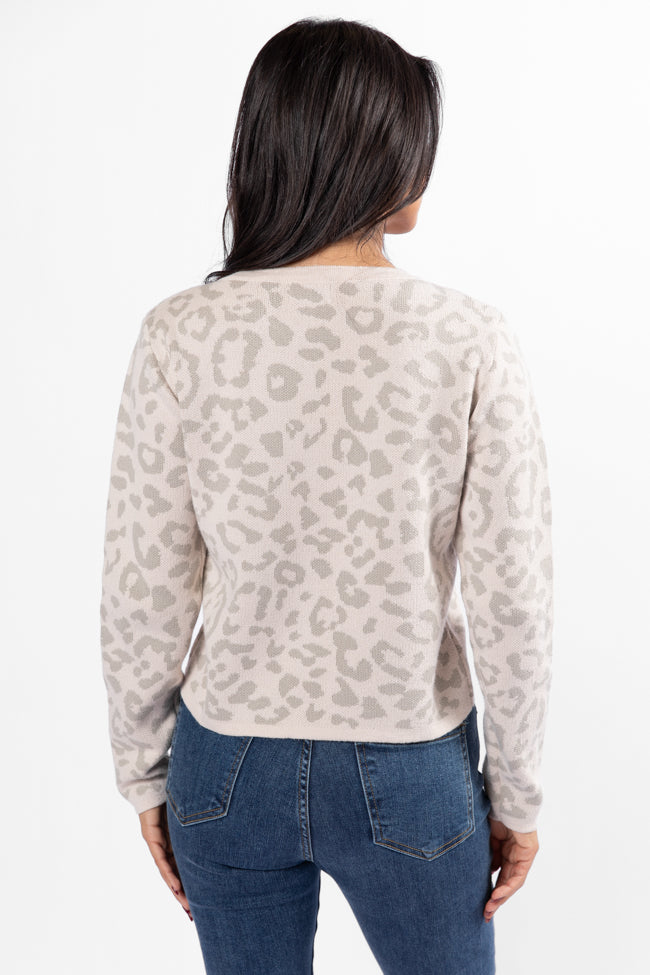 Dream Big Taupe Leopard Cardigan FINAL SALE-Sunny Prom
