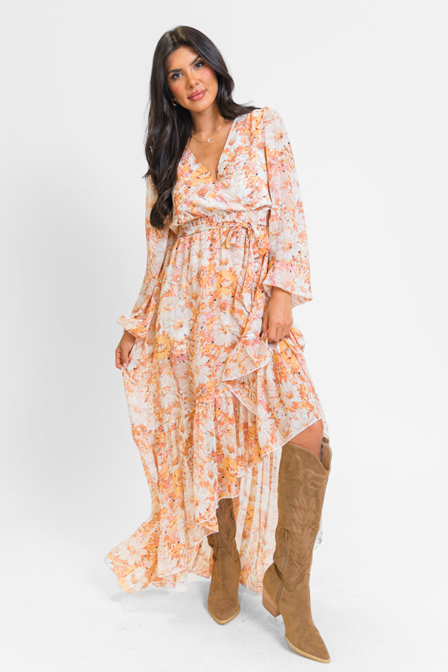 Know Me So Well Multi Floral Printed Long Sleeve Maxi Dress FINAL SALE-Sunny Prom