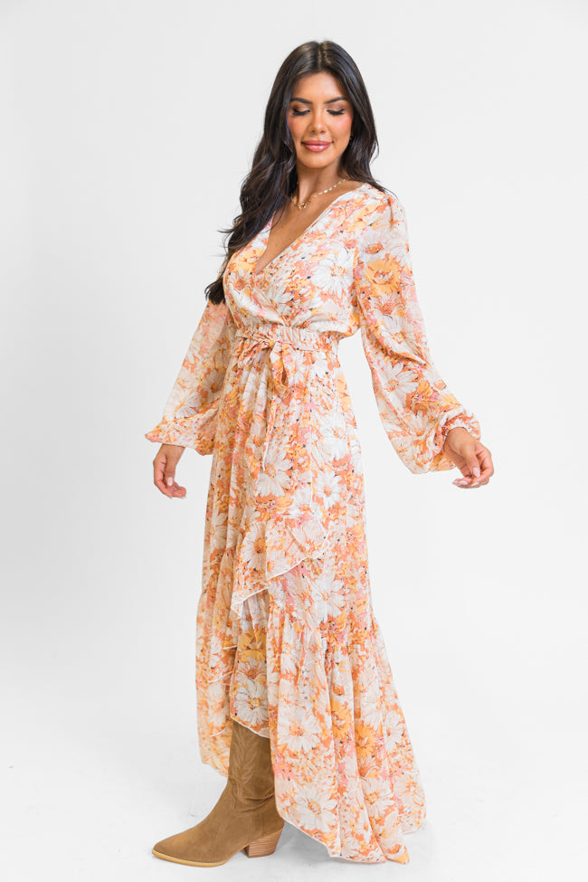 Know Me So Well Multi Floral Printed Long Sleeve Maxi Dress FINAL SALE-Sunny Prom