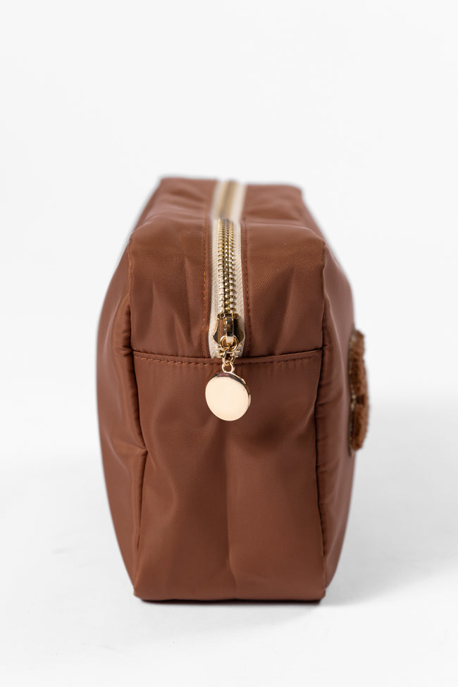 Brown "Travel" Travel Pouch FINAL SALE-Sunny Prom