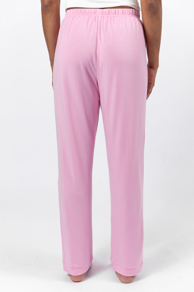 Good To Get Away Pink Bamboo Pajama Set FINAL SALE-Sunny Prom
