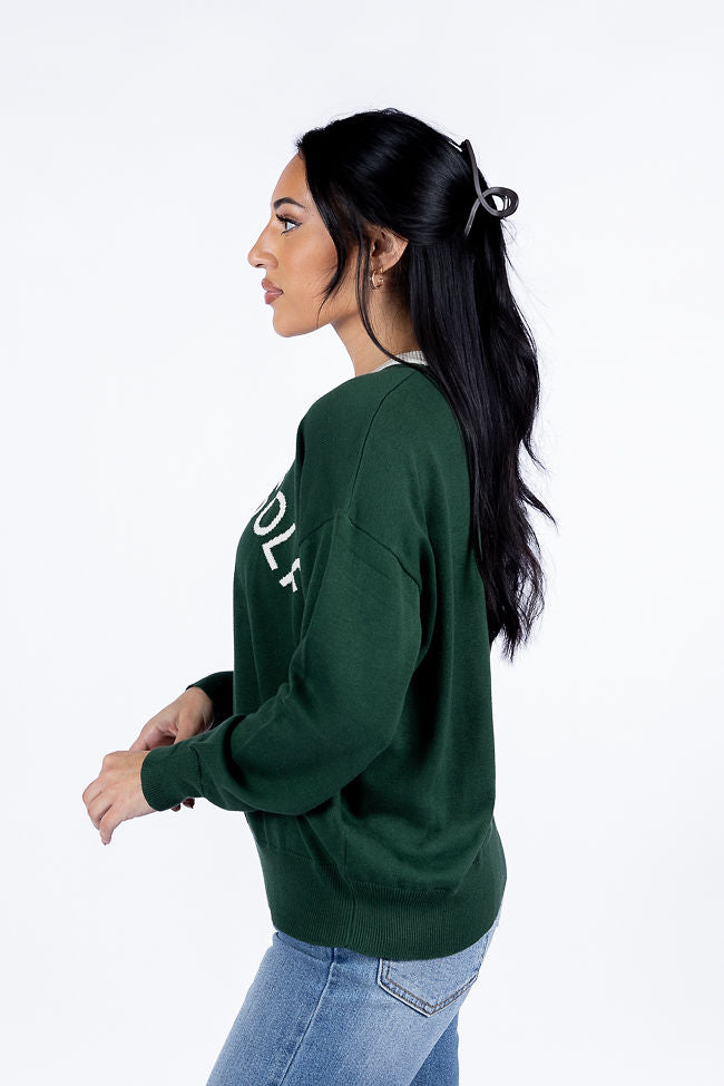 Malibu Golf Club Green Lightweight Sweater FINAL SALE-Sunny Prom