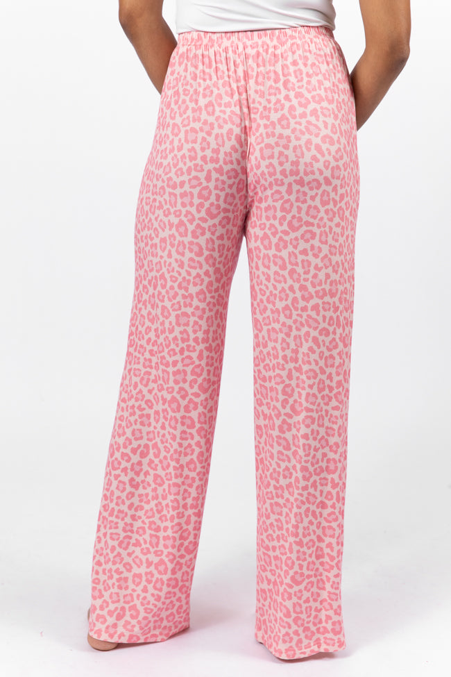 Sweet Dreams Pink Leopard Pajama Pants FINAL SALE-Sunny Prom