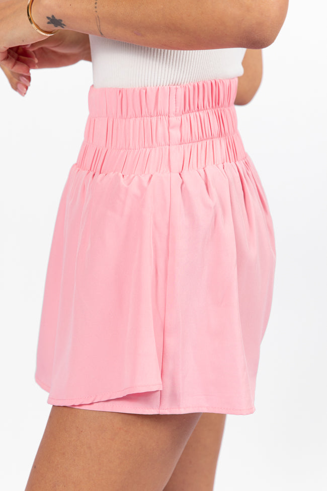 Fast Track Light Pink Active Skort FINAL SALE-Sunny Prom