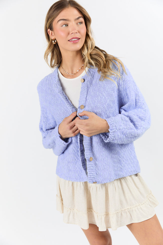 Afternoon Bliss Blue Light Weight Cardigan FINAL SALE-Sunny Prom