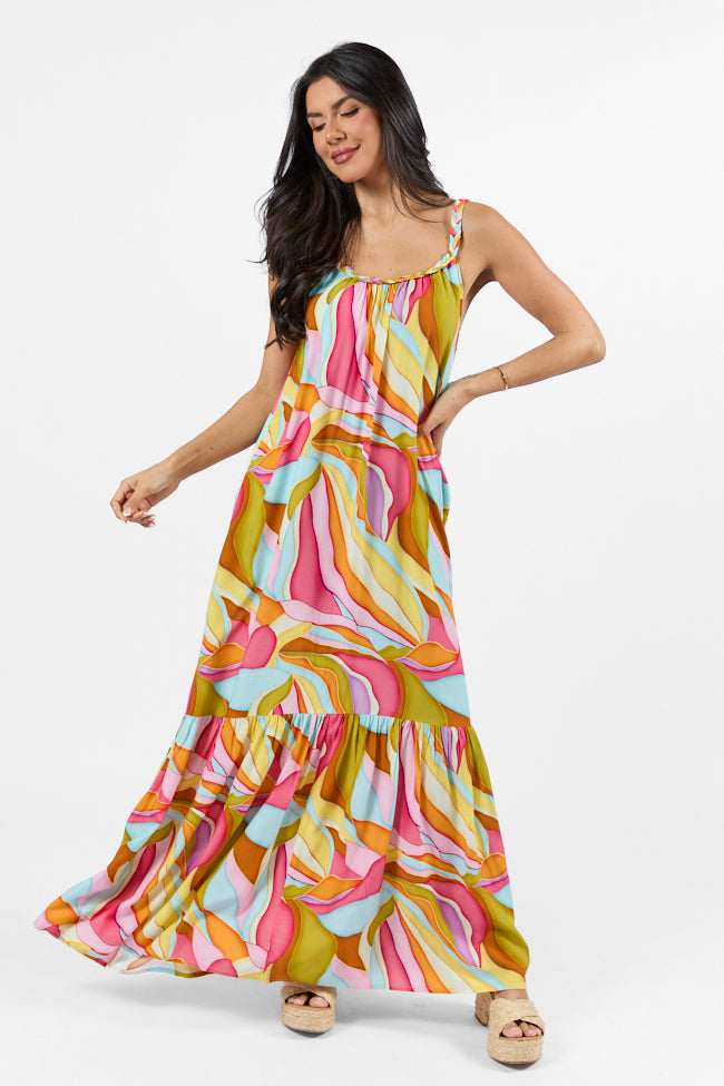 Painting The Sky Multi Print Maxi Dress FINAL SALE-Sunny Prom