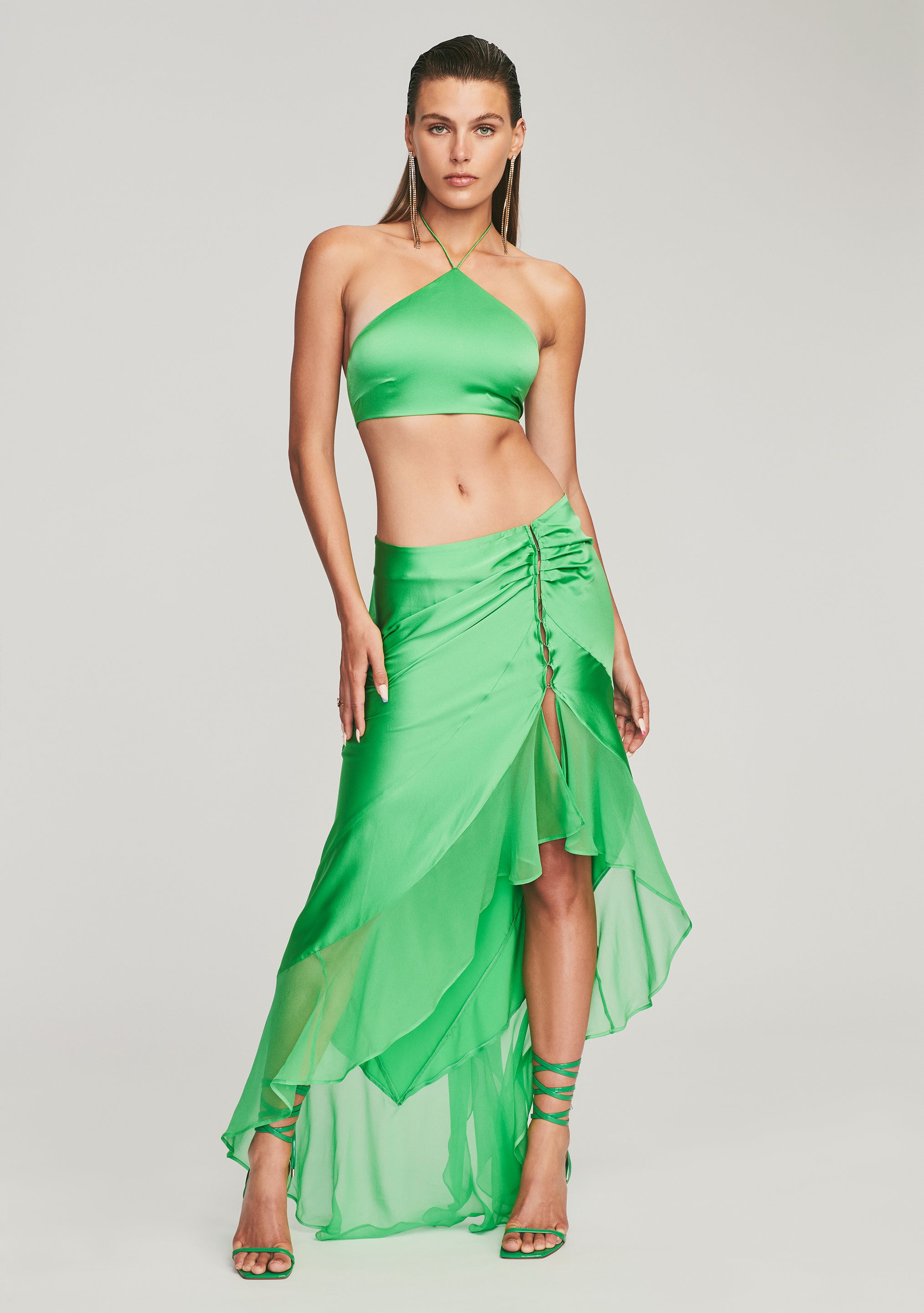 Mesta Silk Top-Sunny Prom