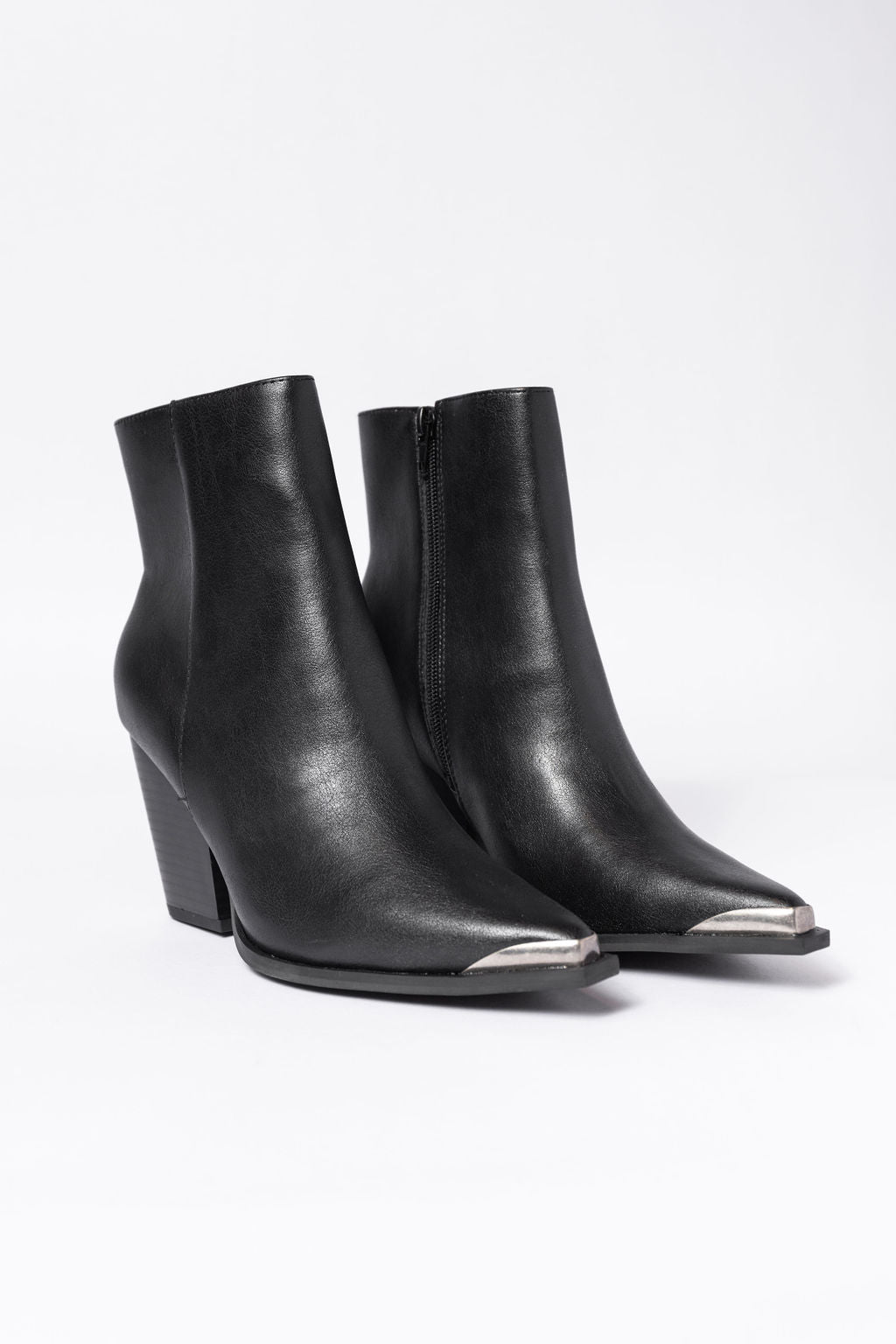 Ellison Black Pointed Toe Booties SALE-Sunny Prom