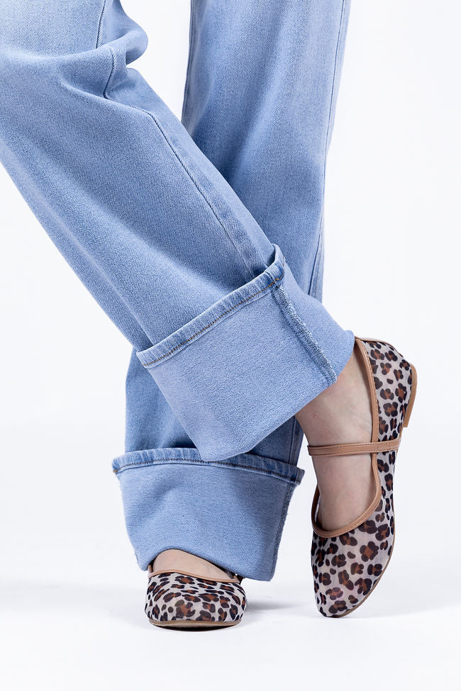 Camila Light Wash Wide Leg Cuffed Jeans FINAL SALE-Sunny Prom