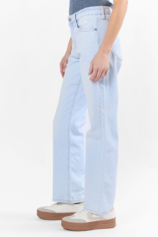 Taylor Light Wash Mid Rise Baggy Jeans FINAL SALE-Sunny Prom