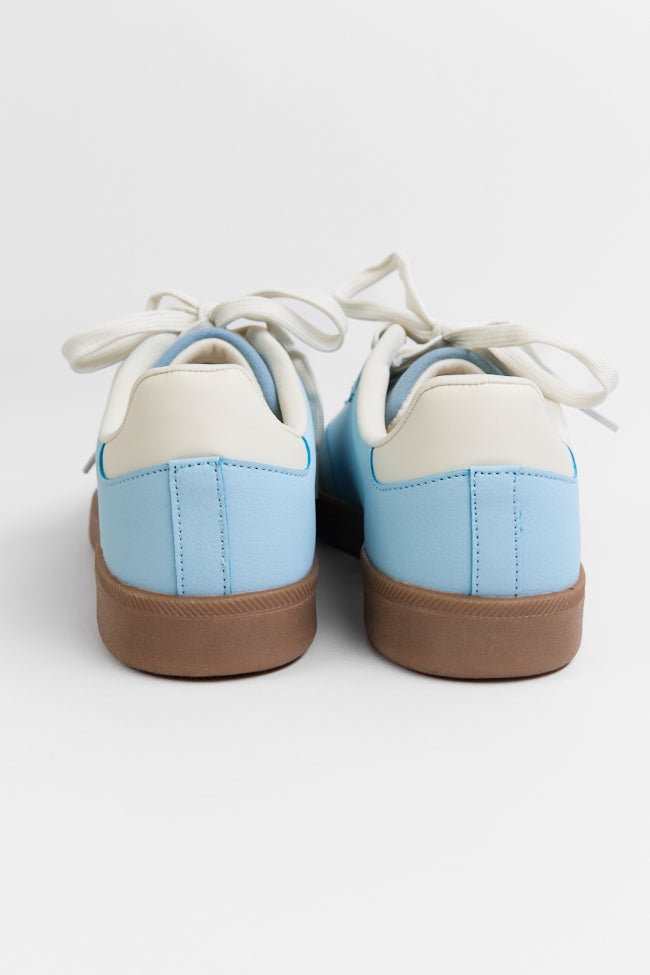 Tiffany Light Blue Swirl Sneakers-Sunny Prom