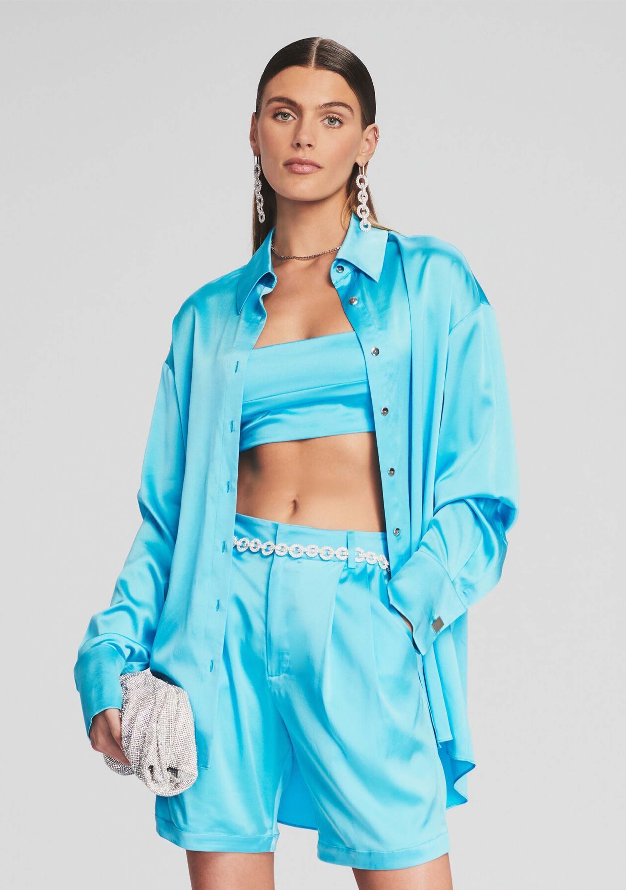 Kit Silk Shirt-Sunny Prom