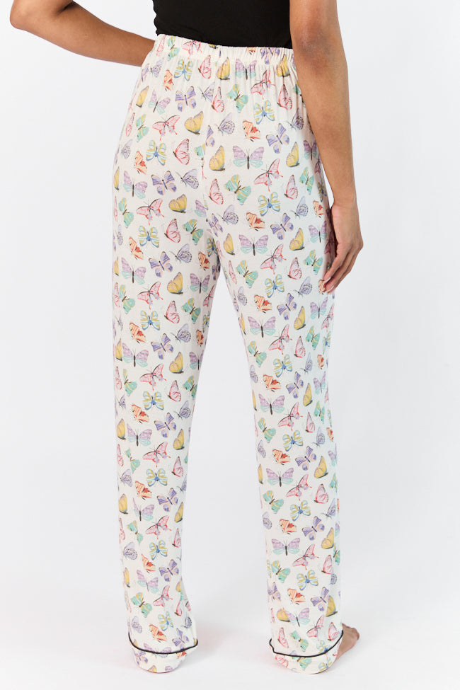 Good To Get Away Butterfly Pajama Pants FINAL SALE-Sunny Prom