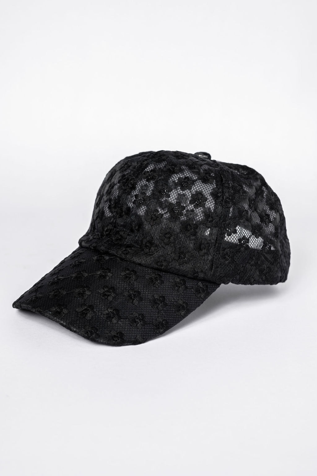 Black Eyelet Hat SALE-Sunny Prom