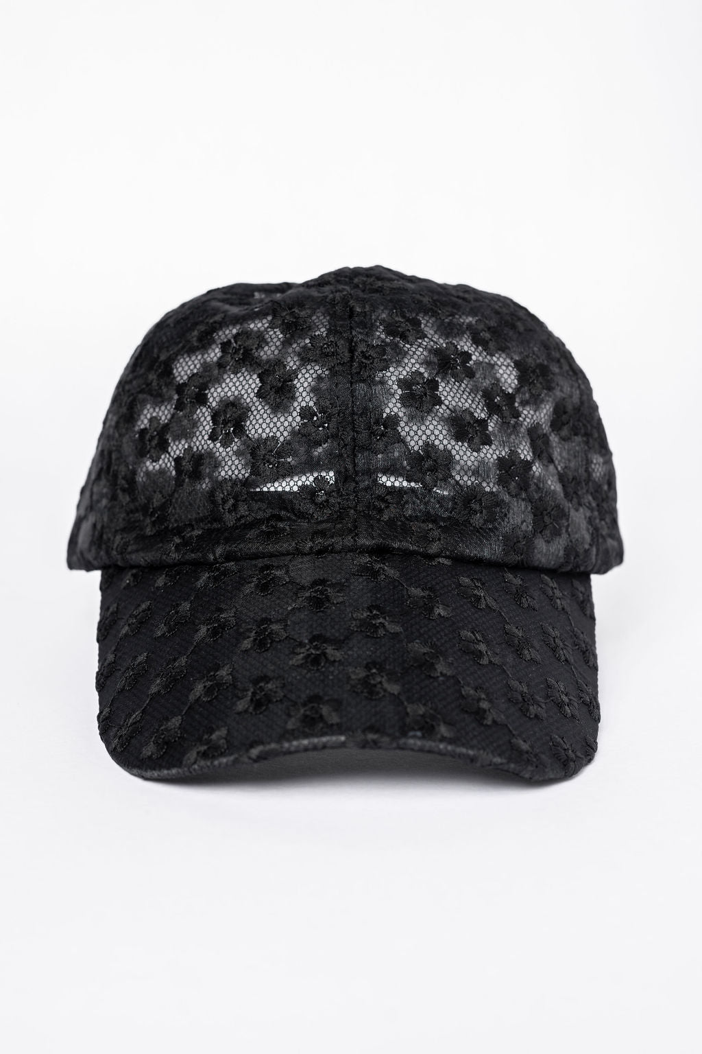 Black Eyelet Hat SALE-Sunny Prom