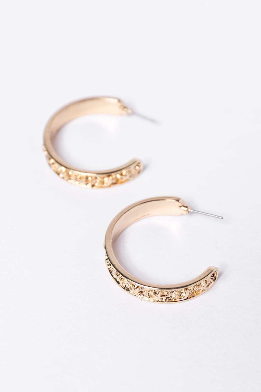 Celestial Gold Hoop Earrings SALE-Sunny Prom
