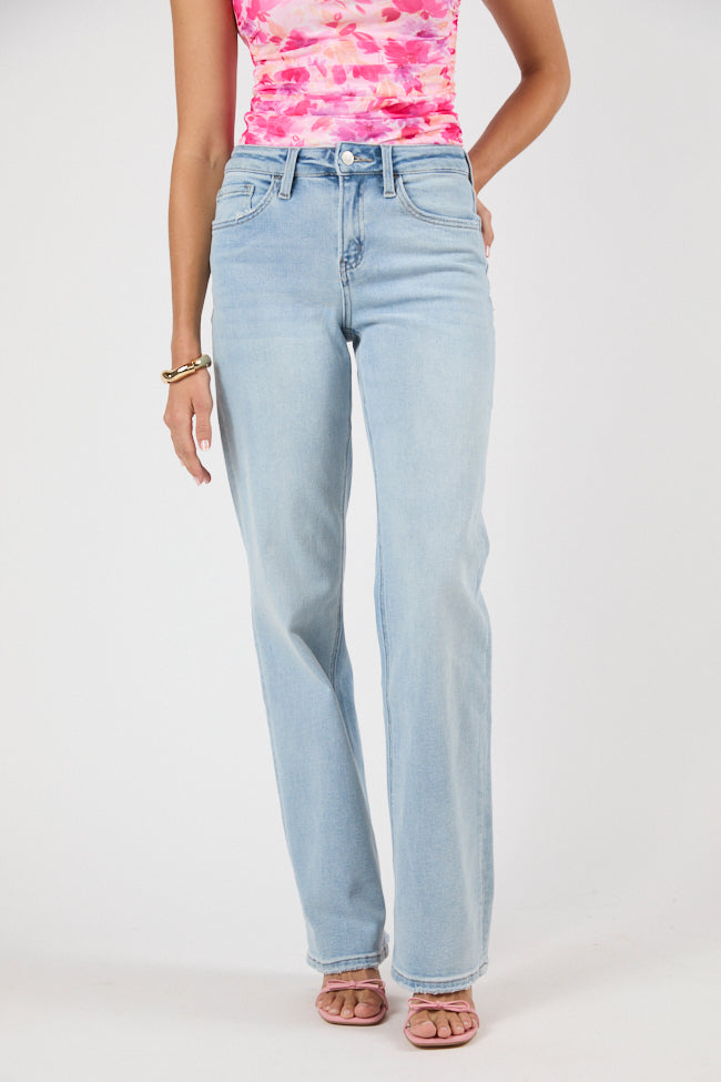 Kati Light Wash Slim Relaxed Stretch Jeans SALE-Sunny Prom