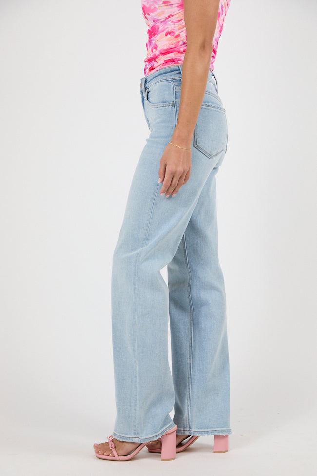 Kati Light Wash Slim Relaxed Stretch Jeans SALE-Sunny Prom