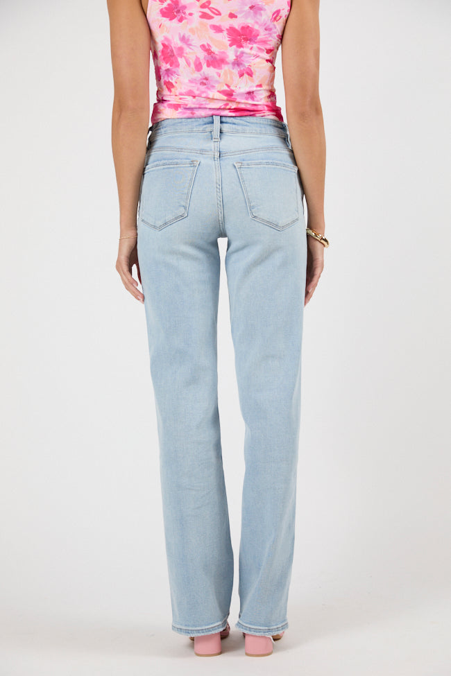 Kati Light Wash Slim Relaxed Stretch Jeans SALE-Sunny Prom