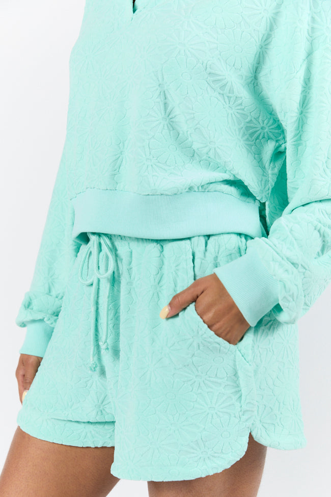 Hammock Haven Mint Textured Terry Knit Set FINAL SALE-Sunny Prom