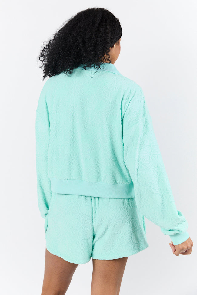Hammock Haven Mint Textured Terry Knit Set FINAL SALE-Sunny Prom