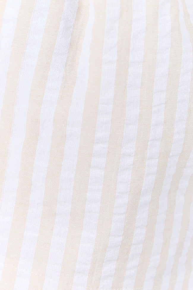 Can't Convince Me Ivory and Taupe Striped Woven Set FINAL SALE-Sunny Prom
