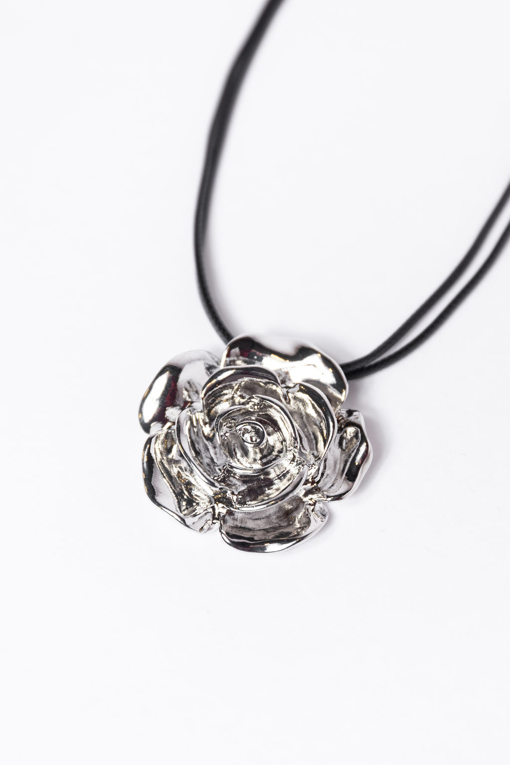 Silver Rose Necklace FINAL SALE-Sunny Prom