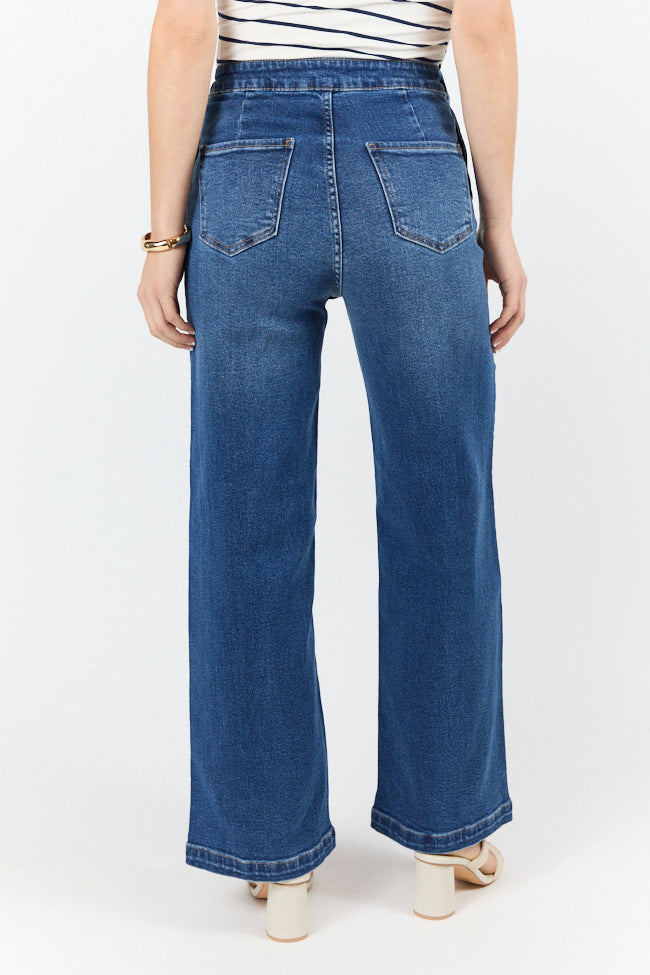 Sailor Medium Wash Wide Leg Jeans SALE-Sunny Prom