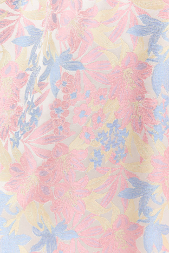 April Showers Multi Jacquard Printed Mini Dress FINAL SALE-Sunny Prom