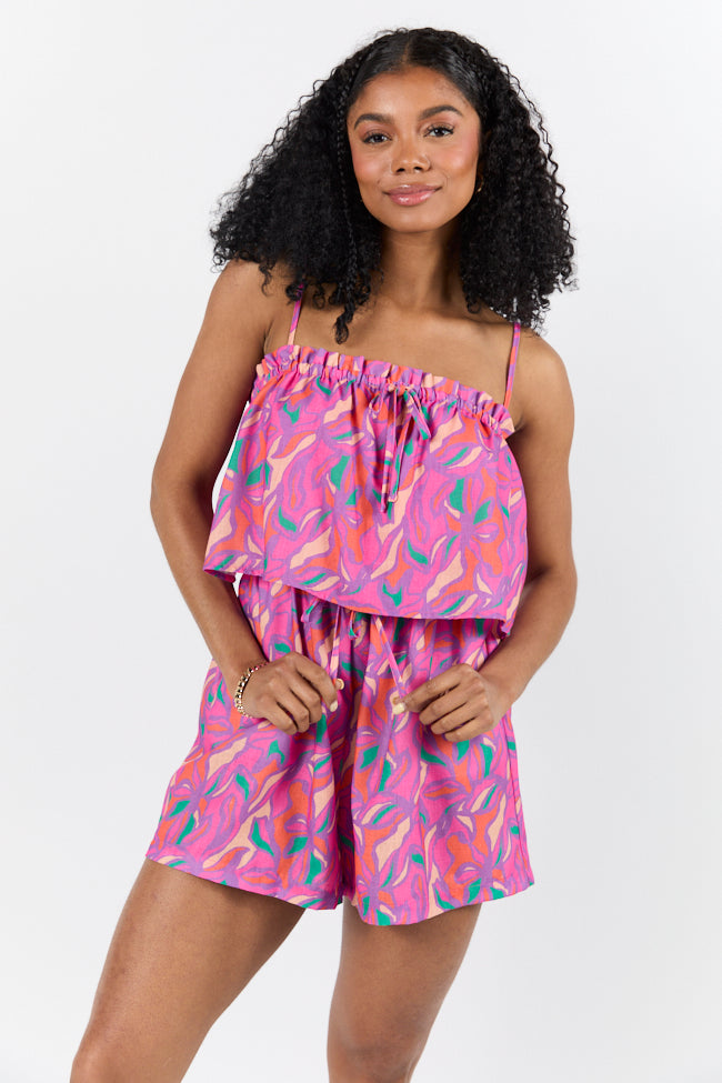 Summer Fling Multi Printed Romper SALE-Sunny Prom