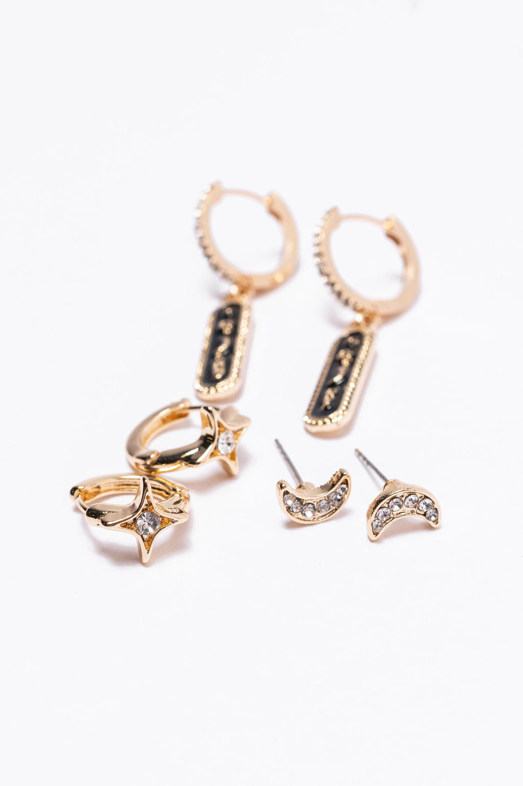 Celestial Gold Earring Set-Sunny Prom