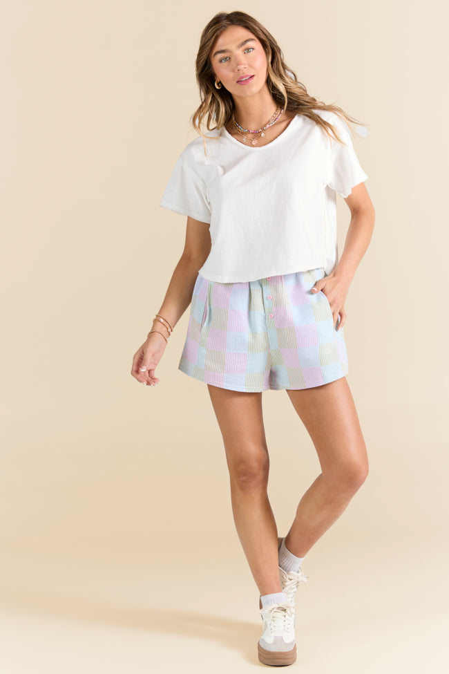 Firm Foundation Ivory Scoop Neck Tee SALE-Sunny Prom