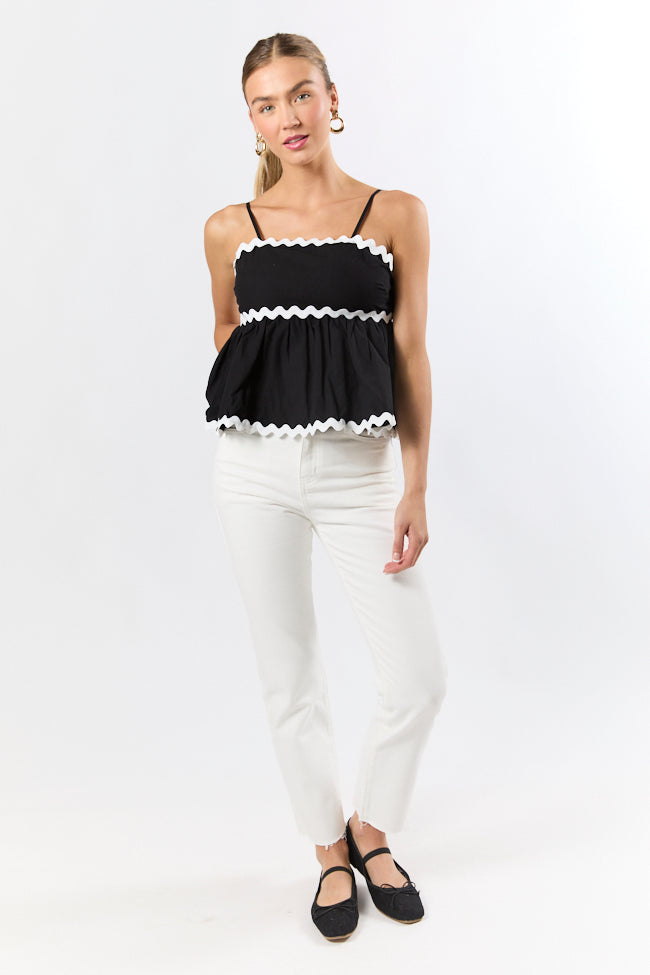 Westin White Straight Leg Raw Hem Jeans-Sunny Prom